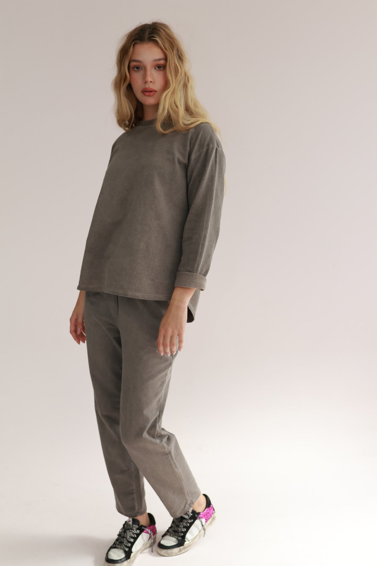 LONG WASHED PANTS