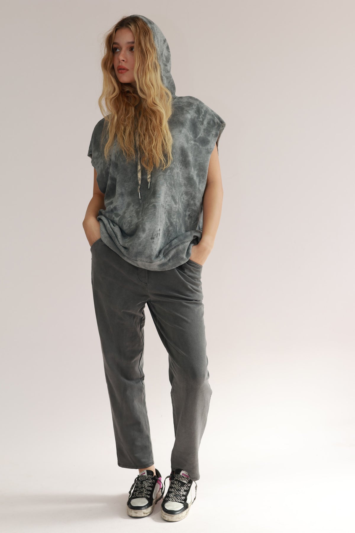 LONG WASHED PANTS
