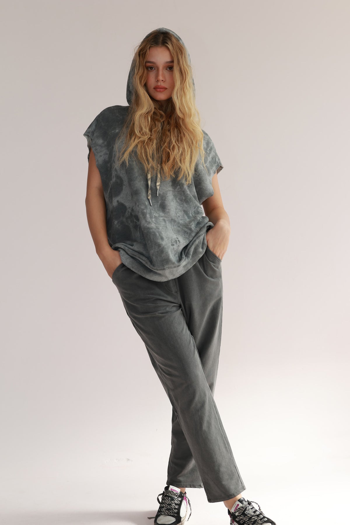 LONG WASHED PANTS