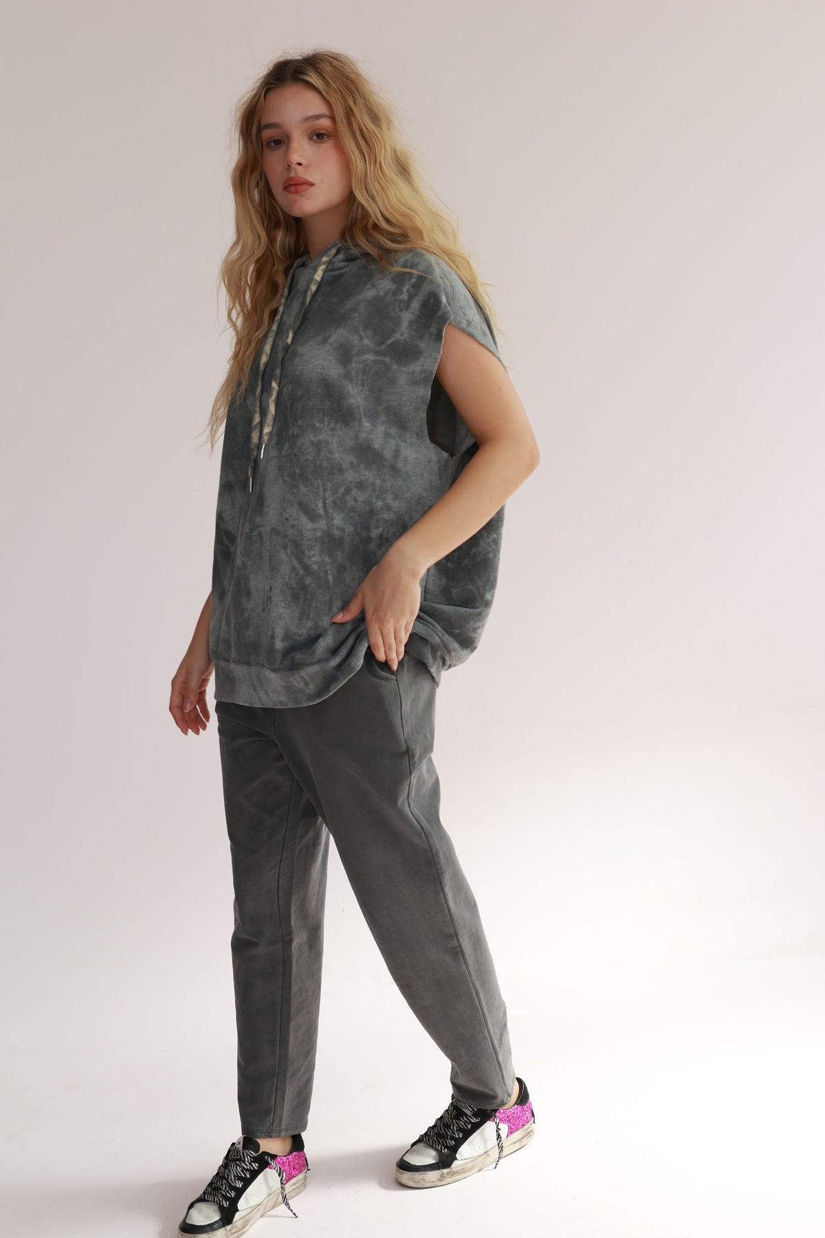 LONG WASHED PANTS