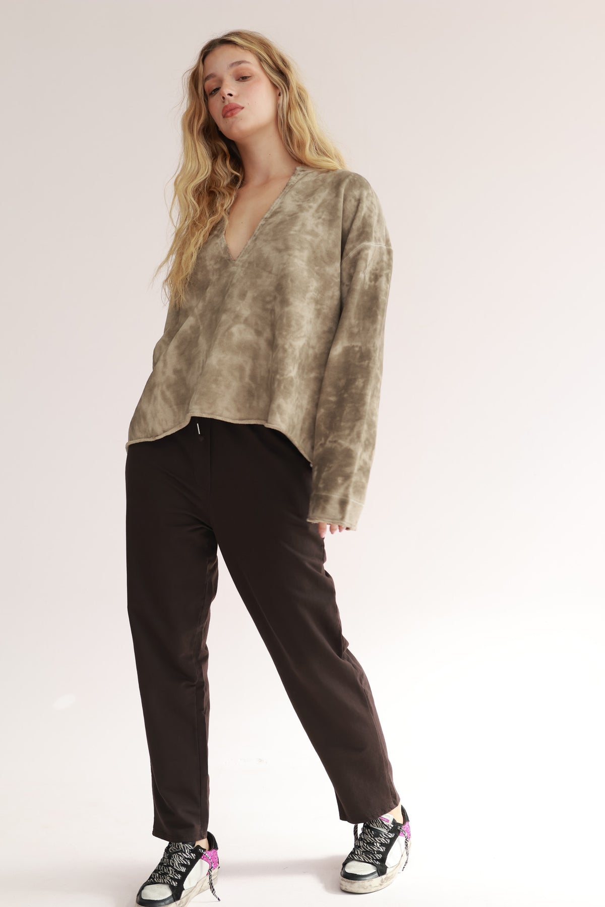 LONG WASHED PANTS