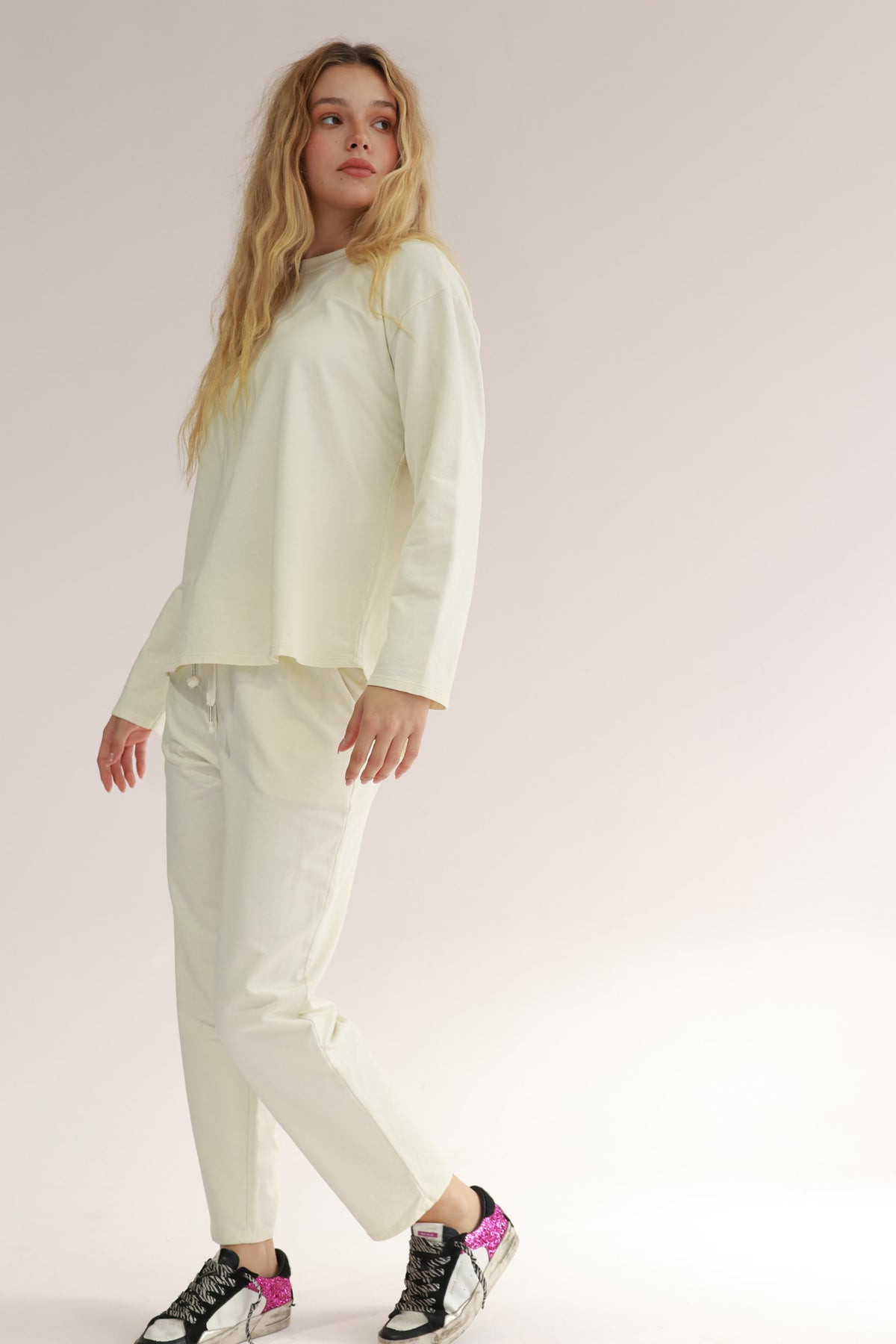 LONG WASHED PANTS