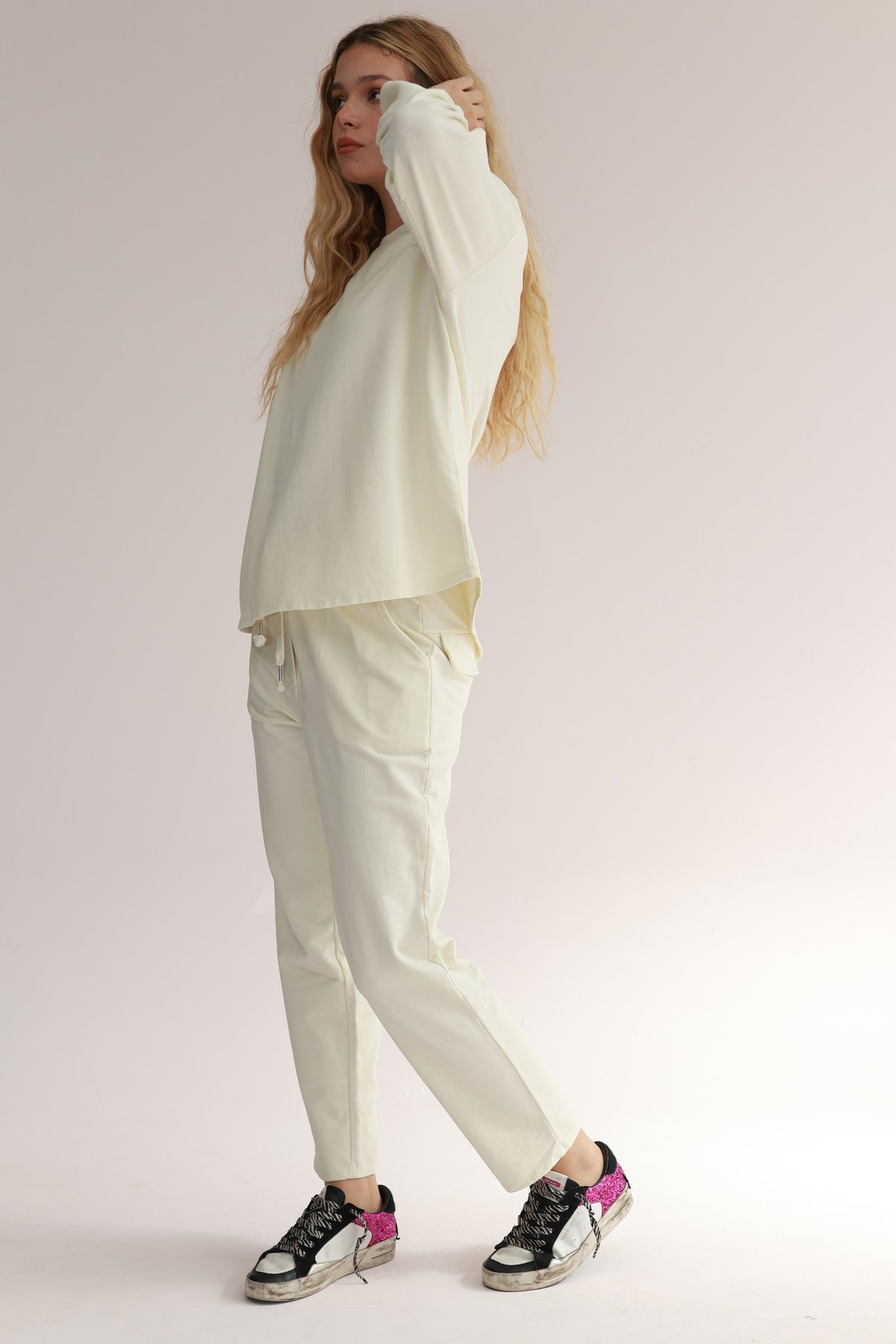 LONG WASHED PANTS