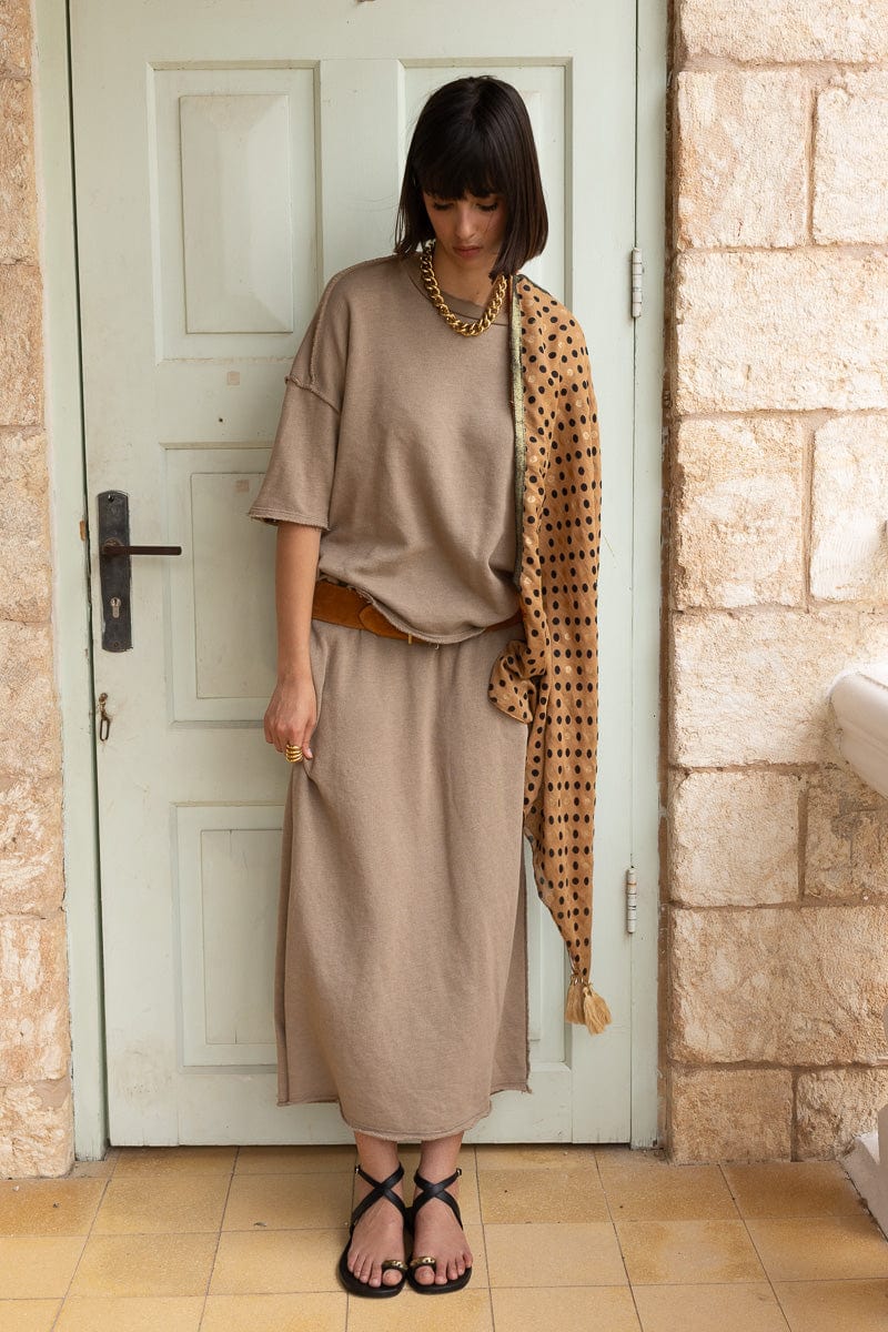 SWEAT COTTON SKIRT