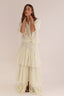 FRILL COTTON SKIRT