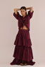 FRILL COTTON SKIRT