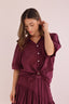SHORT SLEEVES VOILE SHIRT