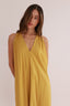 V TANK DRESS VOILE