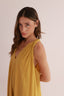 V TANK DRESS VOILE