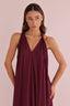 V TANK DRESS VOILE