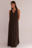 V TANK DRESS VOILE
