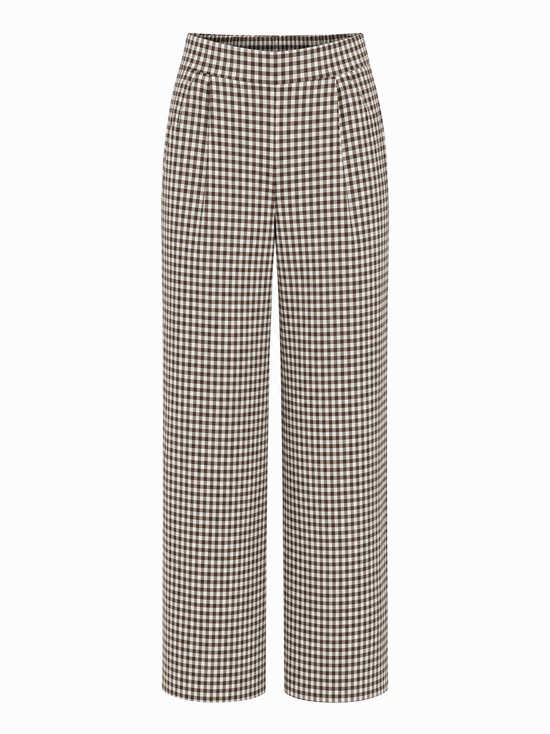 PANTALON EN COTON VICHY
