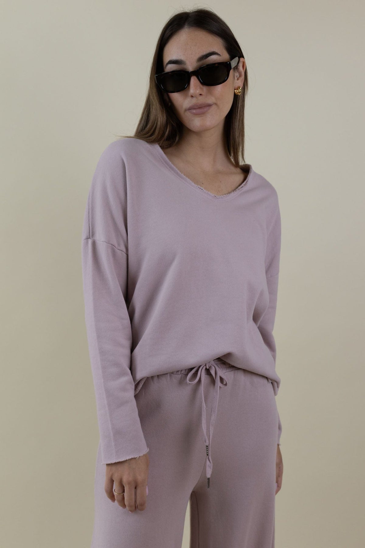 SWEAT COL V