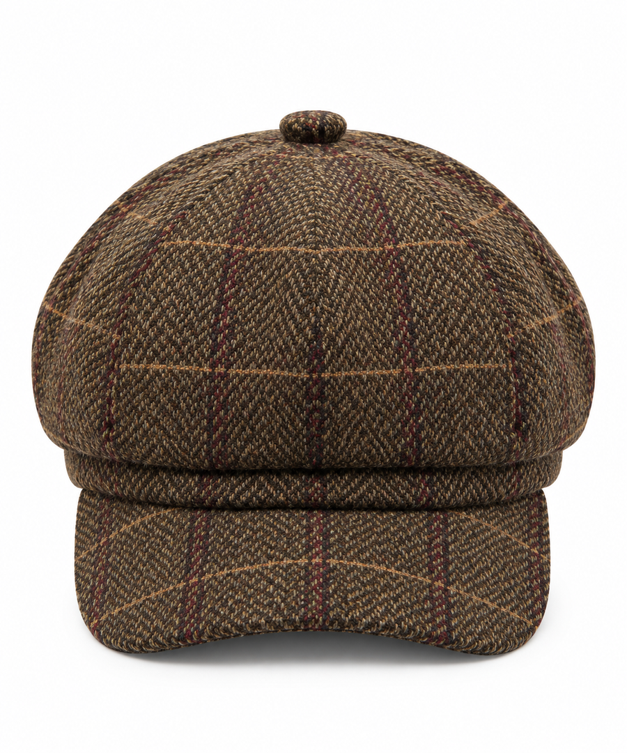 TWEED NEWSBOY CAP