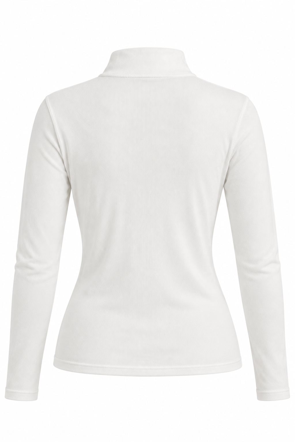 TEE-SHIRT COL MONTANT BOUTONNÉ