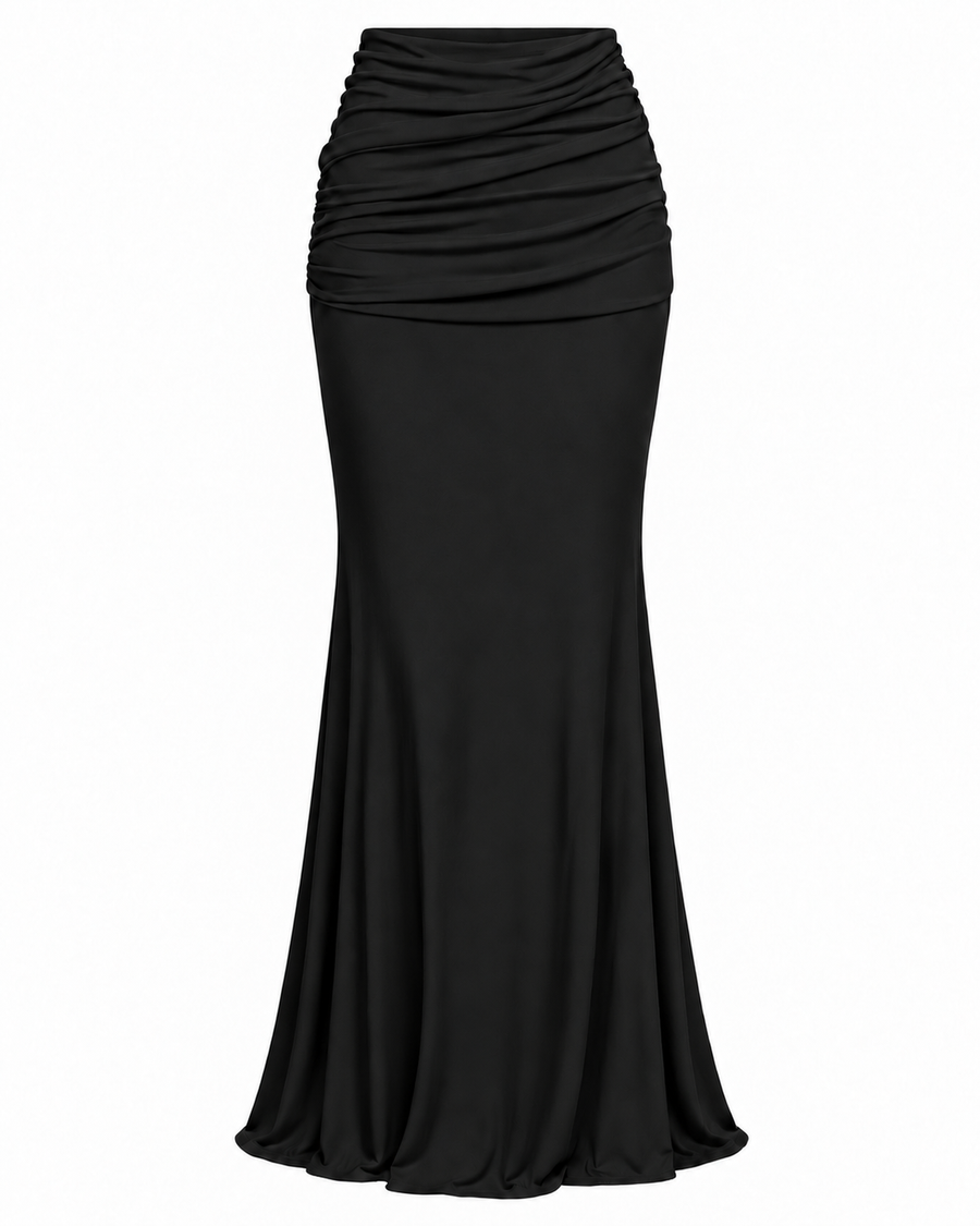 BISOU PLEATED MAXI SKIRT