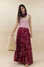 PRINTED COTTON SKIRT