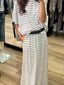 STRIPED COTTON SKIRT