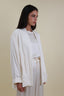 ROUND NECK SATIN TOP