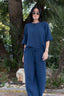 ROUND NECK GAZ TOP