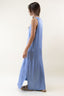SLEEVELESS SATIN DRESS