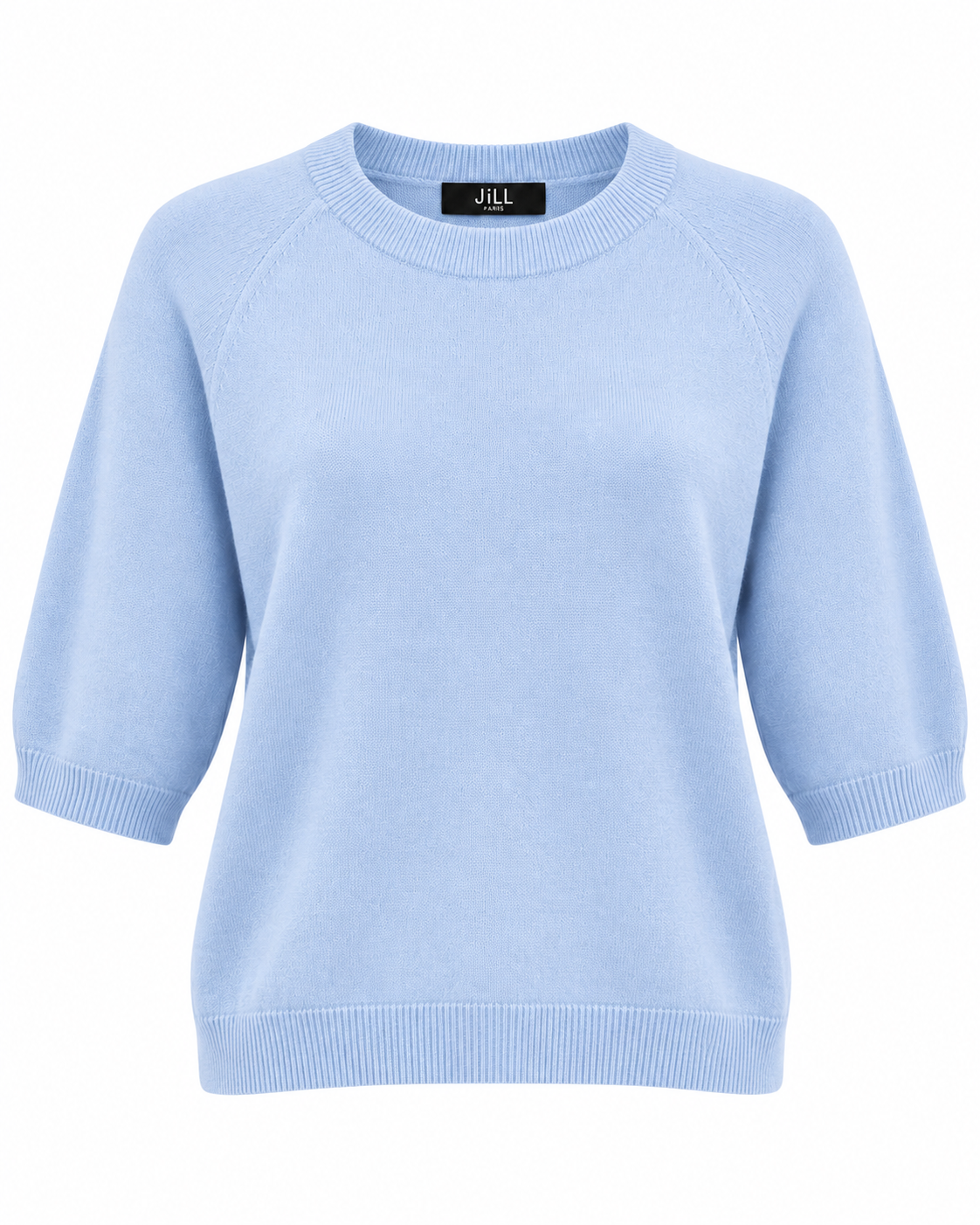 SHORT SLEEVES SOFT SWEATER