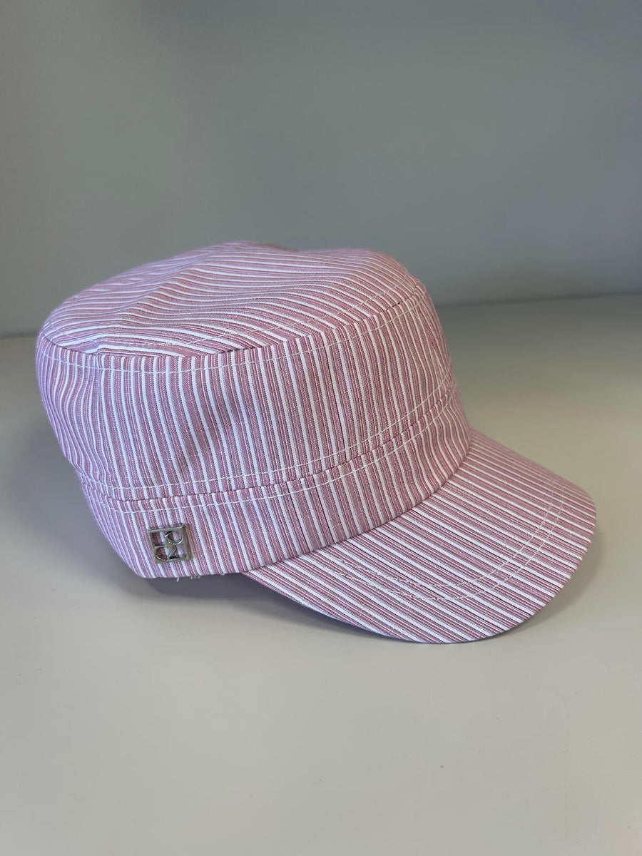 STRIPED CASQUETTE