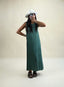 DETAILED SATIN DRESS