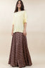 DOT SATIN SKIRT