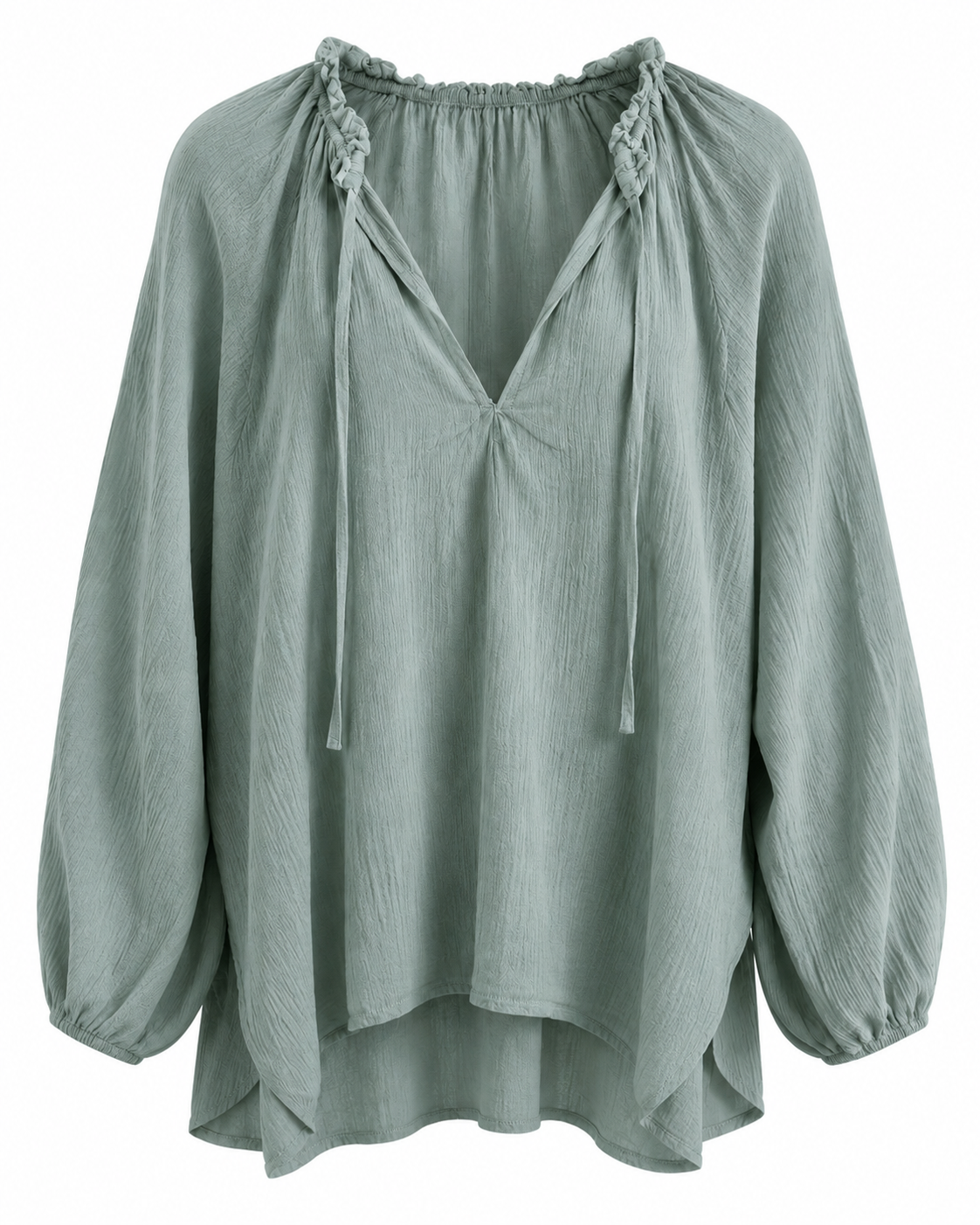 ROUND NECK BLOUSE