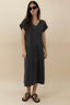 SHORT SLEEVES V TEE DRESS
