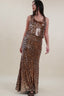 SEQUINS MAXI SKIRT