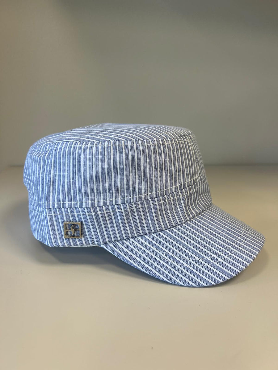 STRIPED CASQUETTE