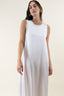 SLEEVELESS SATIN DRESS