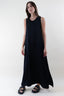 SLEEVELESS SATIN DRESS