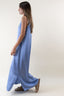 SLEEVELESS SATIN DRESS
