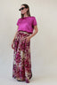 ROUND NECK SATIN TOP