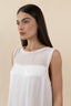 DETAILED SATIN DRESS