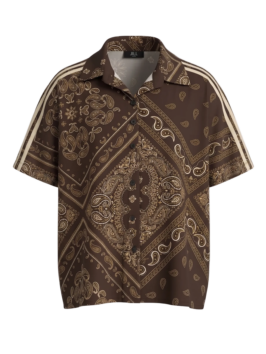 BANDANA SHIRT WITH STRIPS