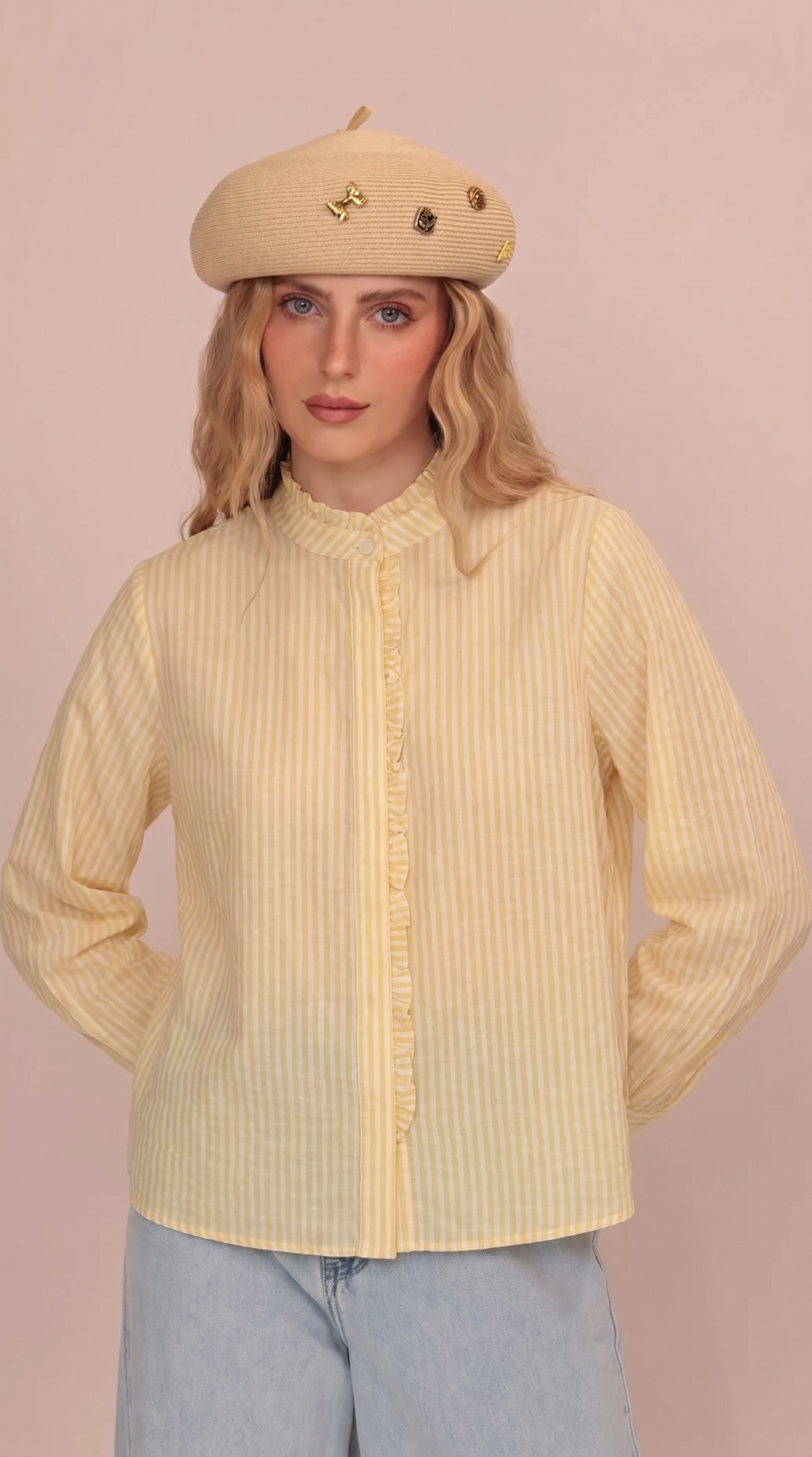 CHEMISE POPELINE RAYÉE