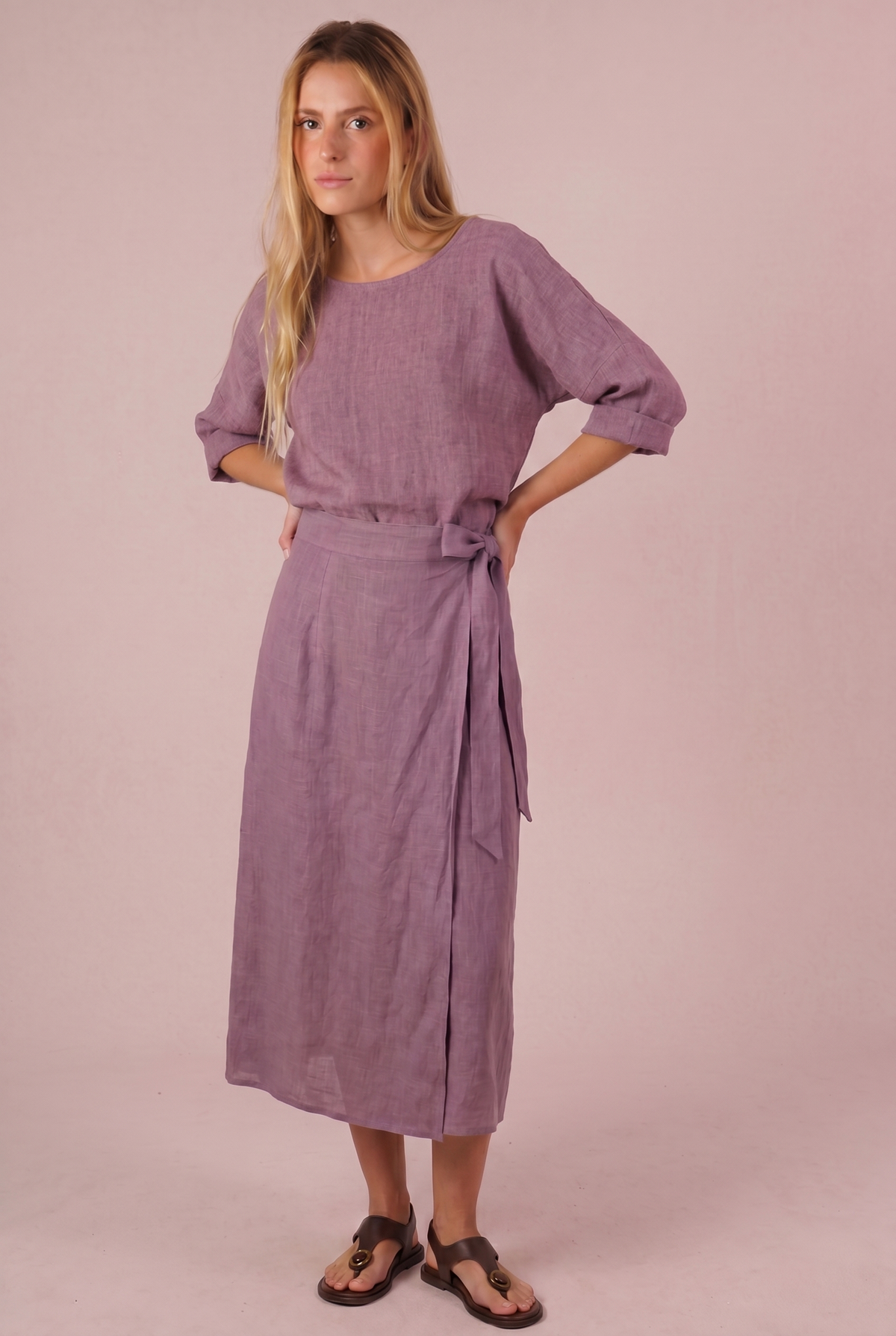 GAZ SKIRT WITH KNOT
