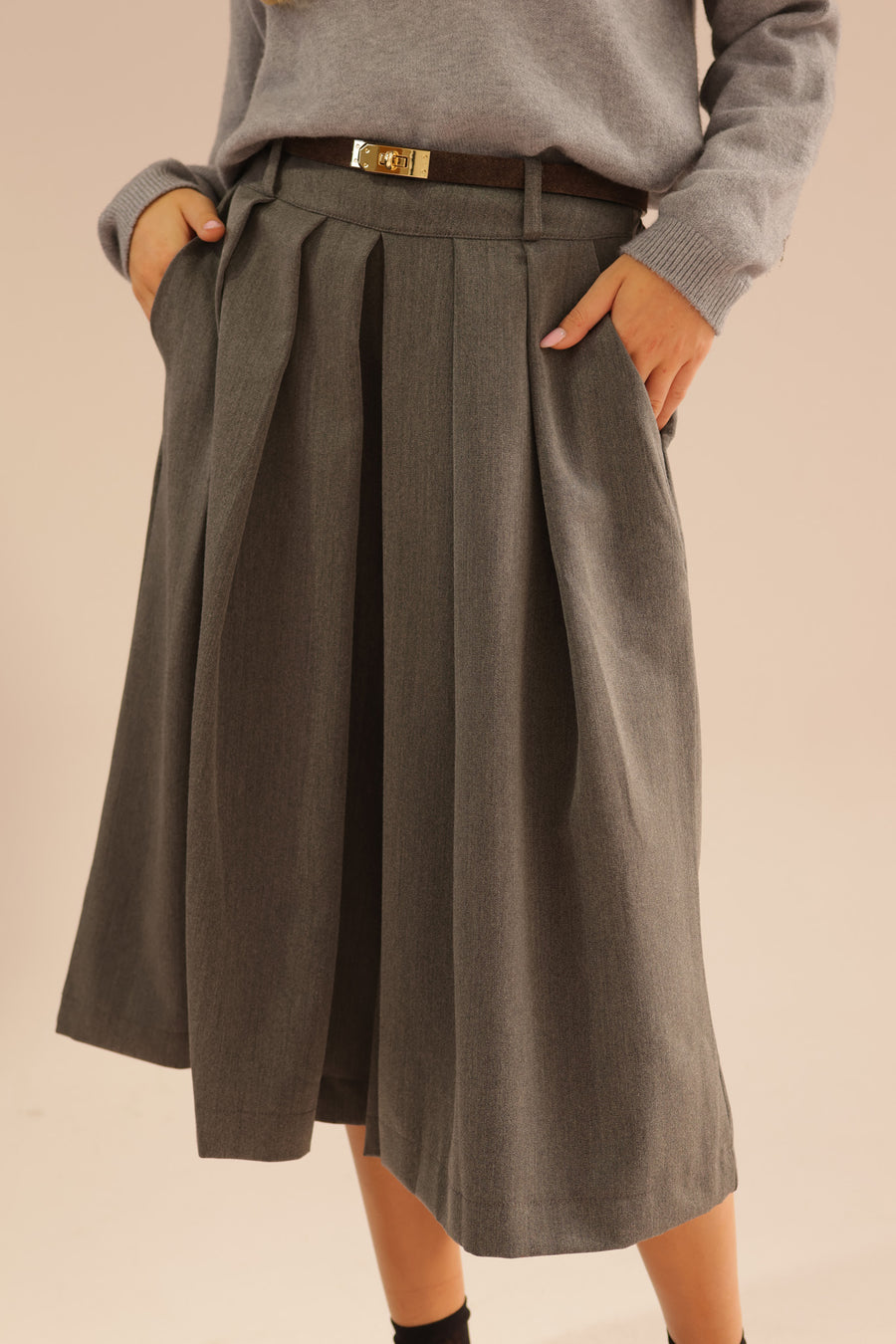 PLEATED CULOTTE