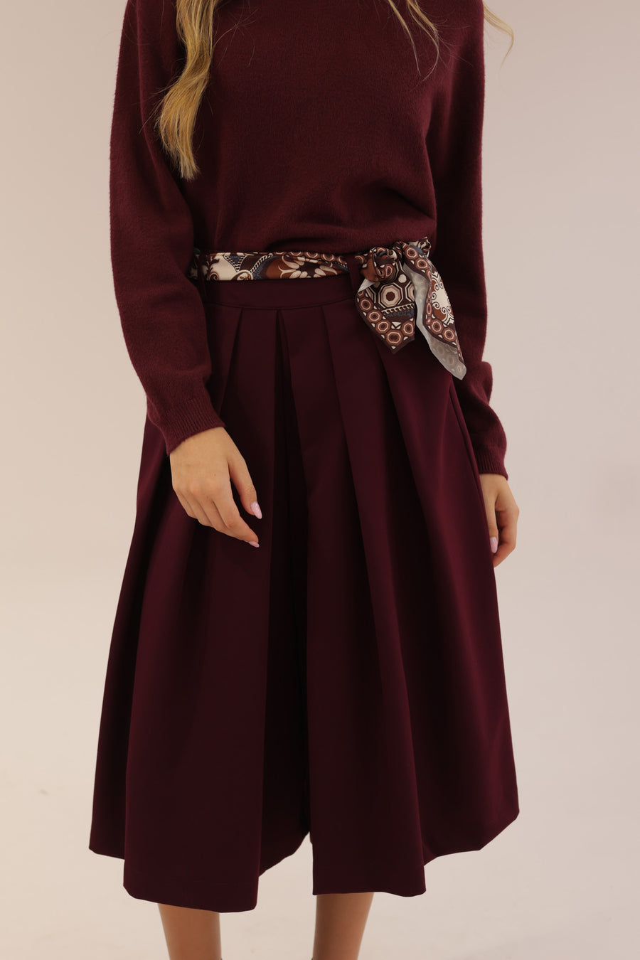 PLEATED CULOTTE
