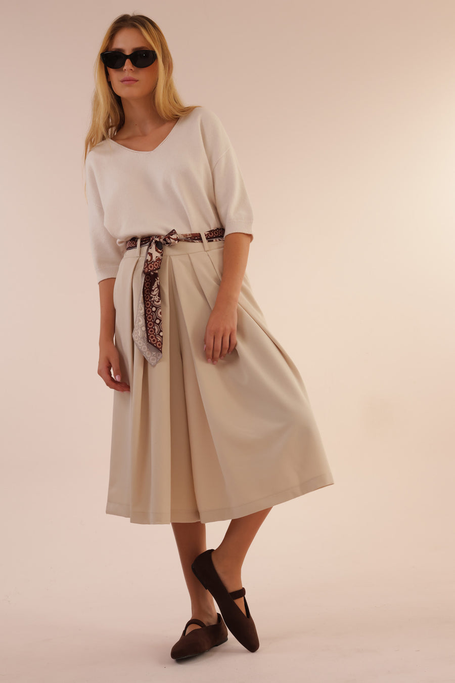 PLEATED CULOTTE