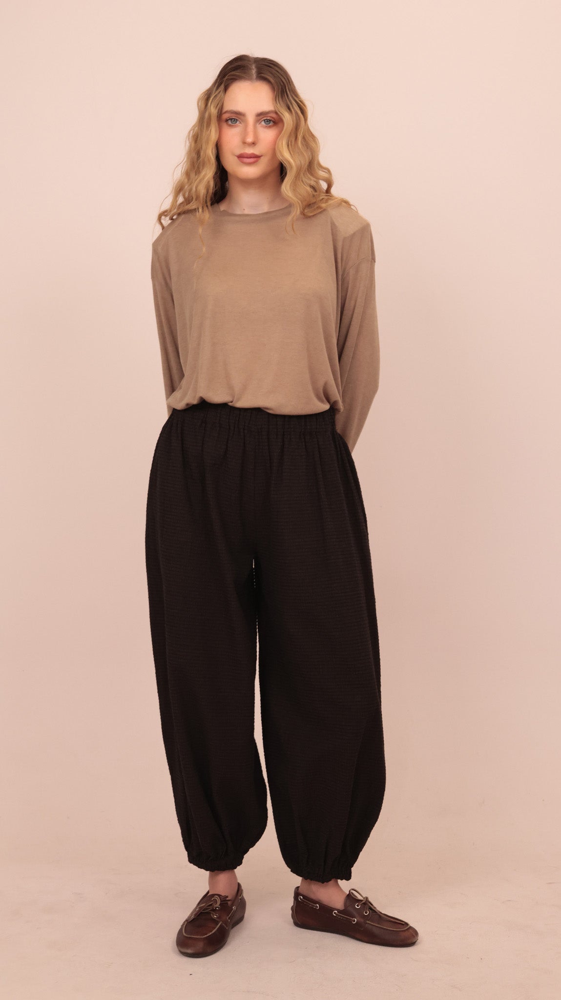BALLOON PRINTED PANTS