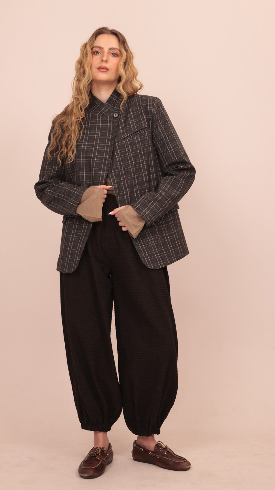 BALLOON PRINTED PANTS