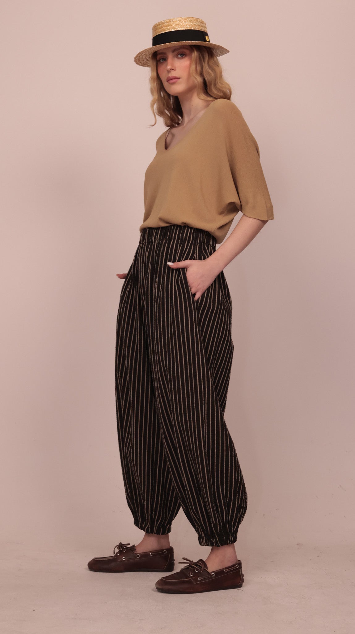 BALLOON PRINTED PANTS