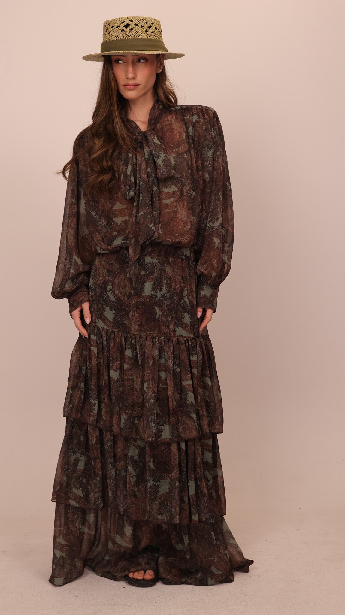 BLOUSE IMPRIMÉE NOUÉE