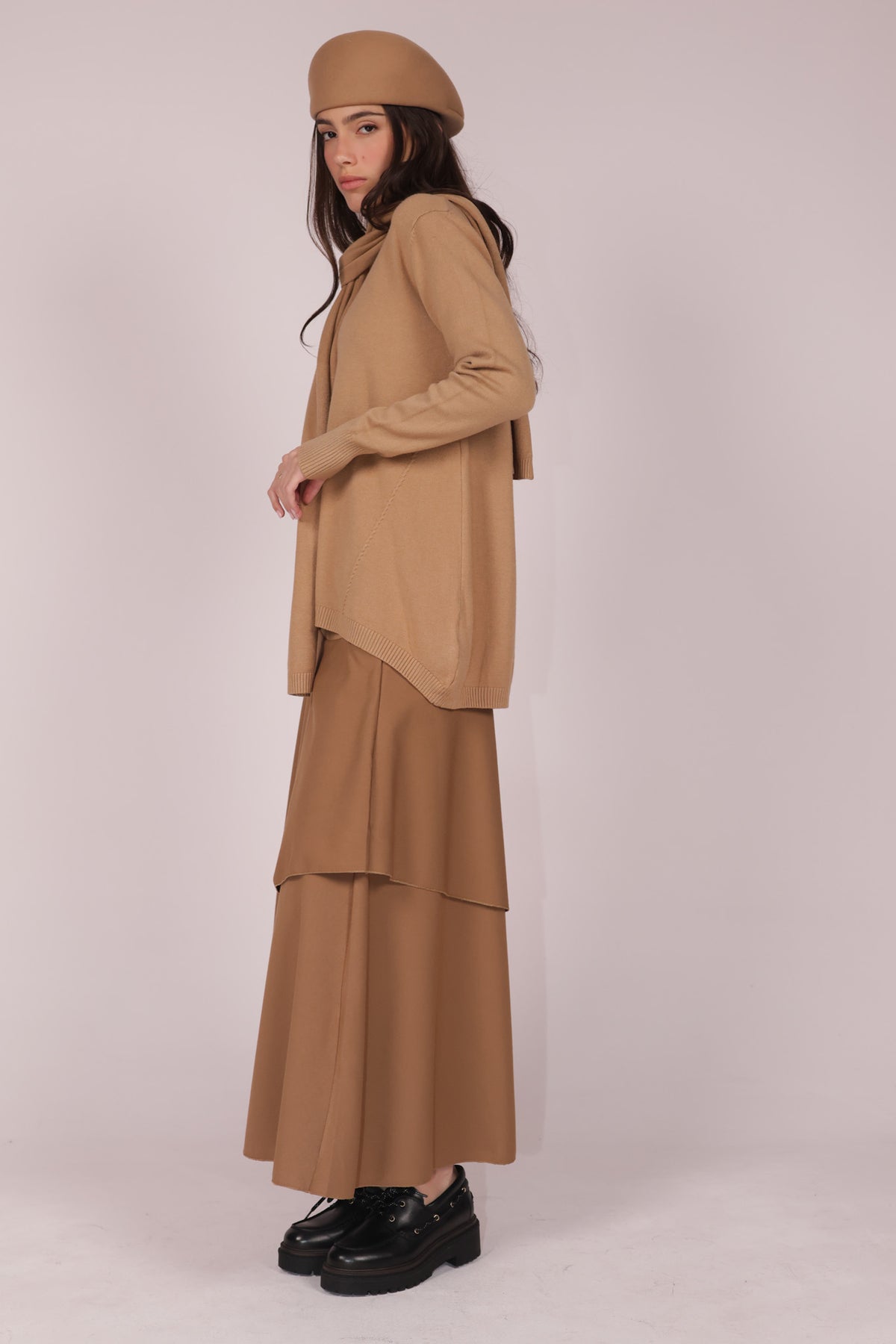 JUPE COUPE ASYMÉTRIQUE