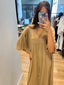 COTTON BUTTON DRESS